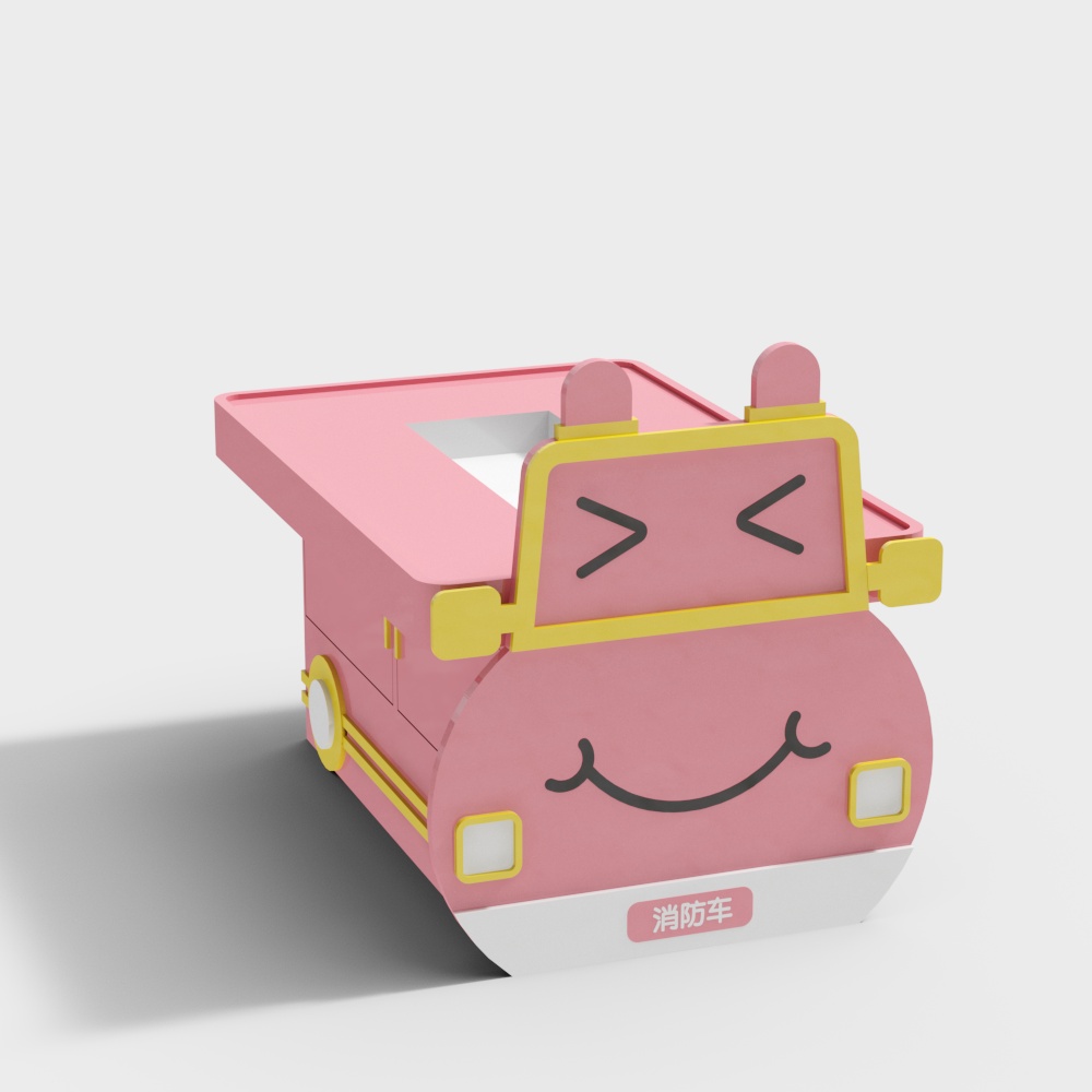 Modern Fire Truck Toy Table