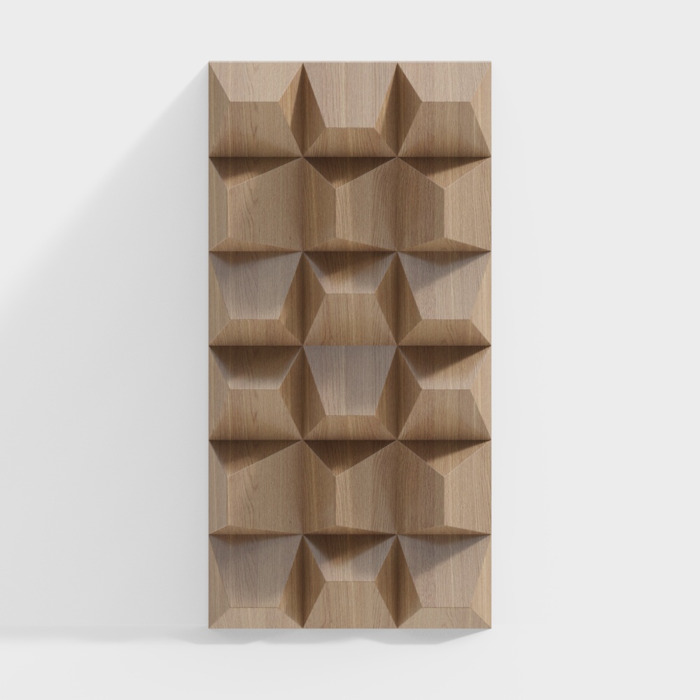 モダン大型斜め壁パネル