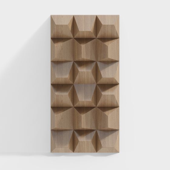 モダン大型斜め壁パネル