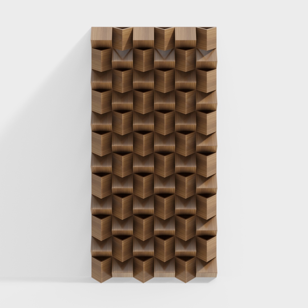 Modernes dreieckiges Wandpaneel