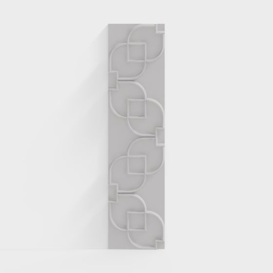 Arabesque Panel Decorative Wall 3D model