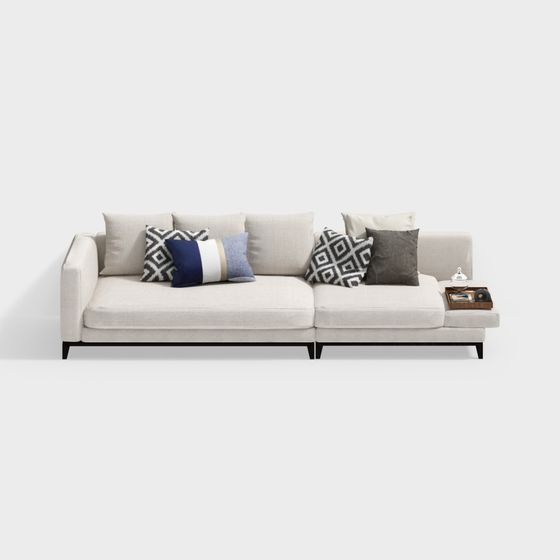 Urban Comfort 3D model Sofa for Modern Spaces