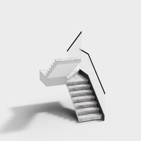 Modern Interior Corner Staircase