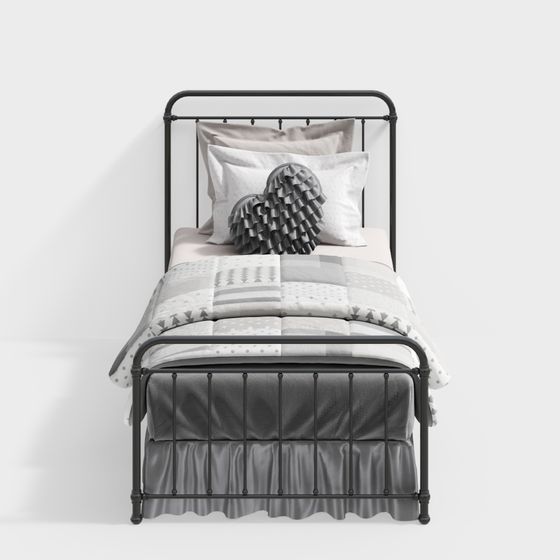 Modern Iron Art Children's Bed