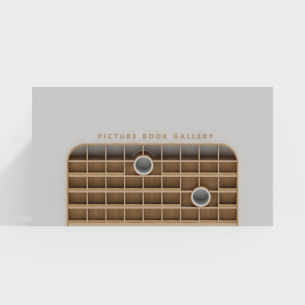 Bücherregal Wand für Bibliothek