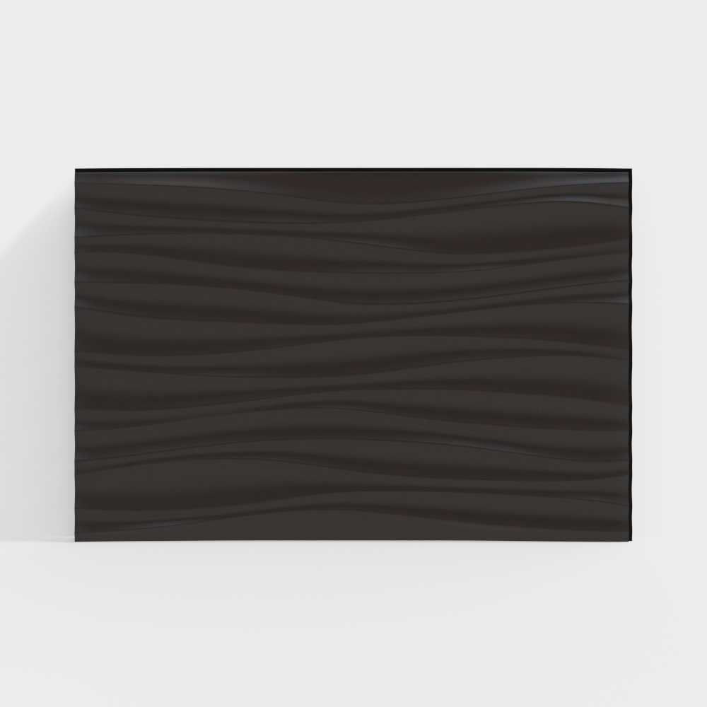 現代波浪背景牆