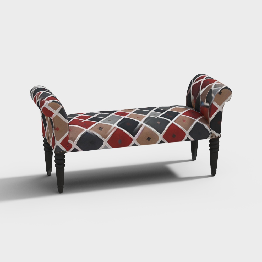 Lamington Sheesham Wood Recamiers in Chestnut Finish