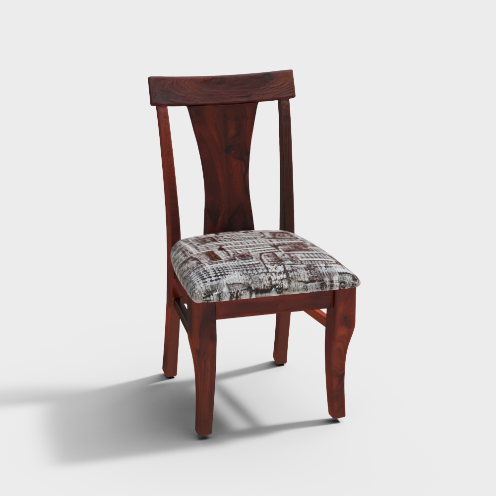 Kentan Sheesham Wood Dining Chair in Honey Oak Finish