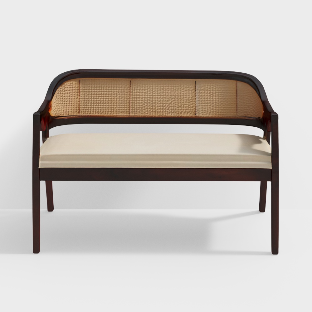 Enigma Rattan Settees in Ivory Color