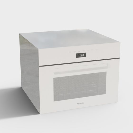 Sleek Miele Oven 3D model for Modern Kitchens