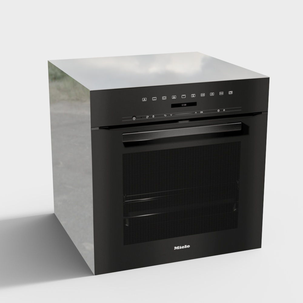 Sleek Miele Oven 3D Model – Modern Kitchen Appliance