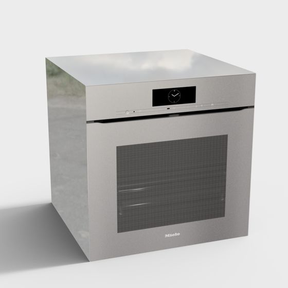 Miele Oven Low Poly 3D model