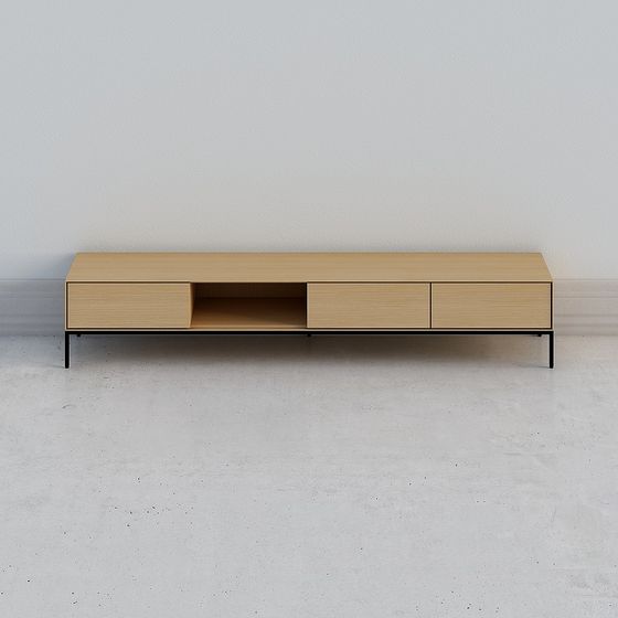 Modern Minimalist TV Cabinet 3D model