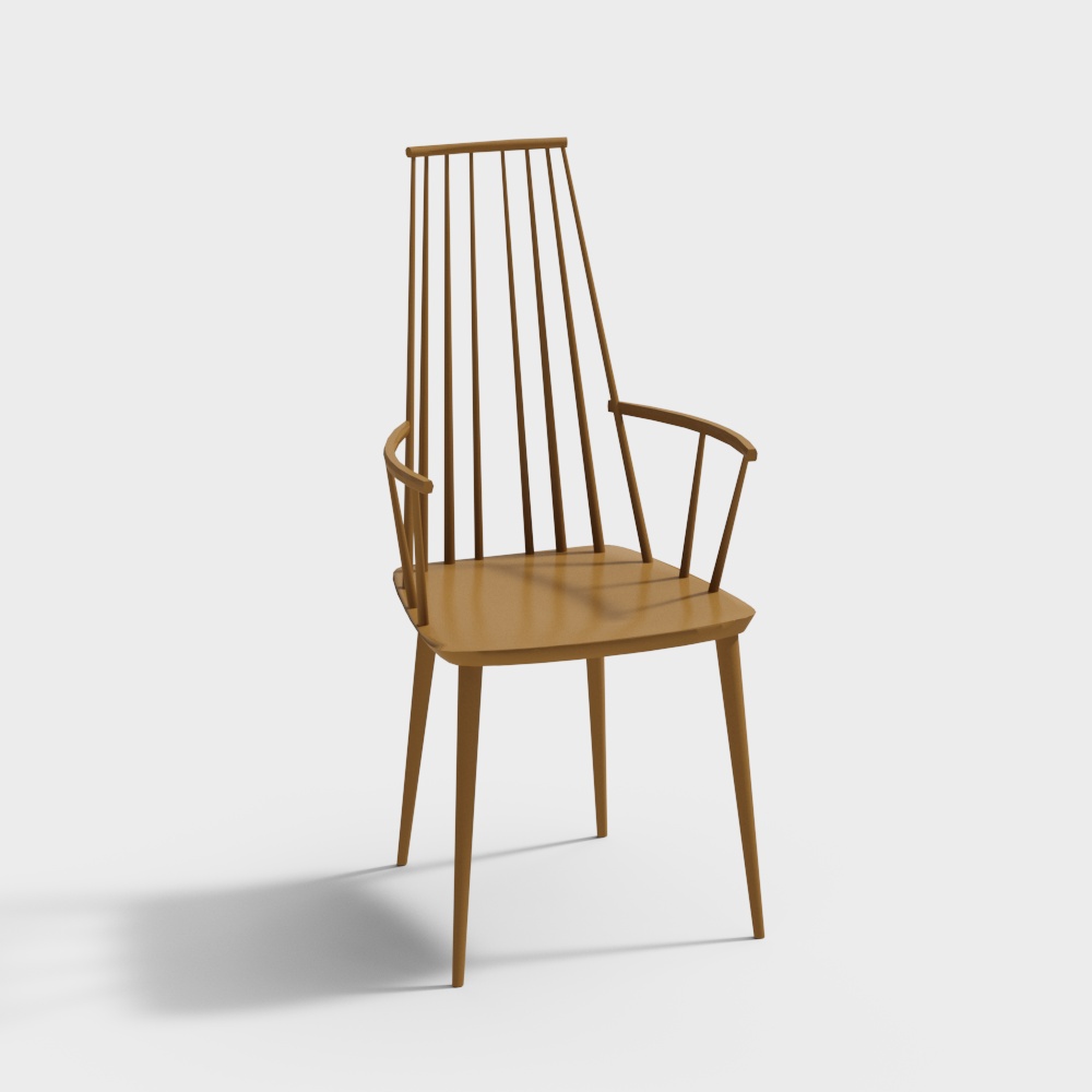 chair with a backrest