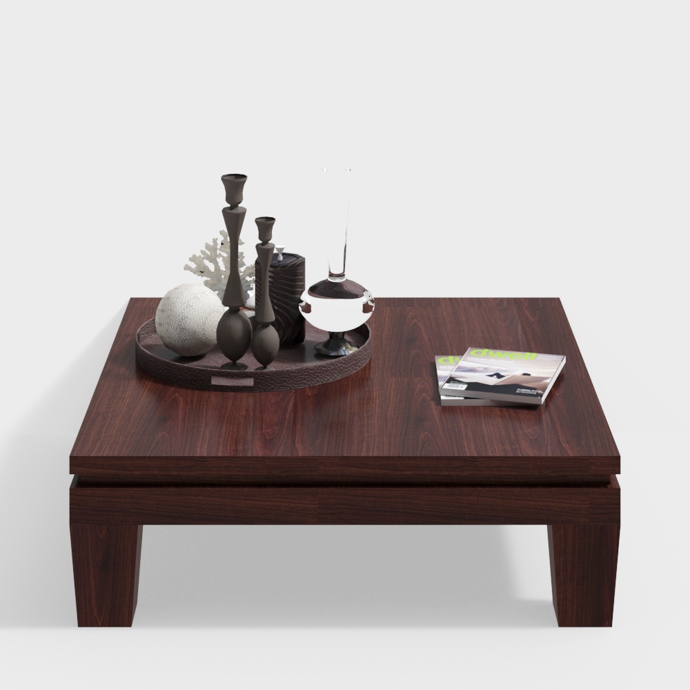Dark Brown Coffee Table