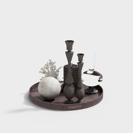 Elegant Living Room Ornament 3D model