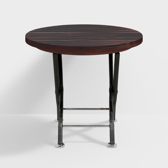 Unique Low-Poly Round Table 3D model