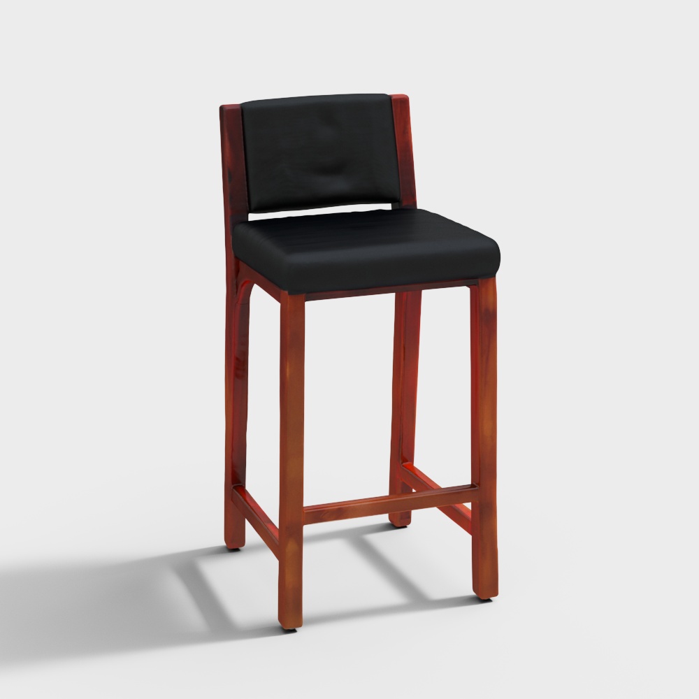 Alex Wooden Bar Chair