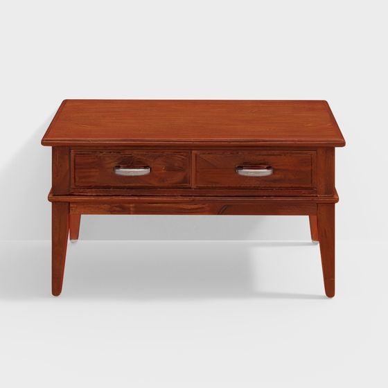 Vintage Style 3D Coffee Table Model for Modern Interiors