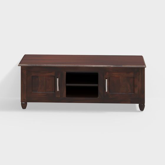 Chic TV Cabinet 3D model for Contemporary Spaces