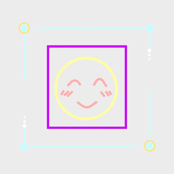 Happy Face 3D Model - Joyful and Vibrant Design