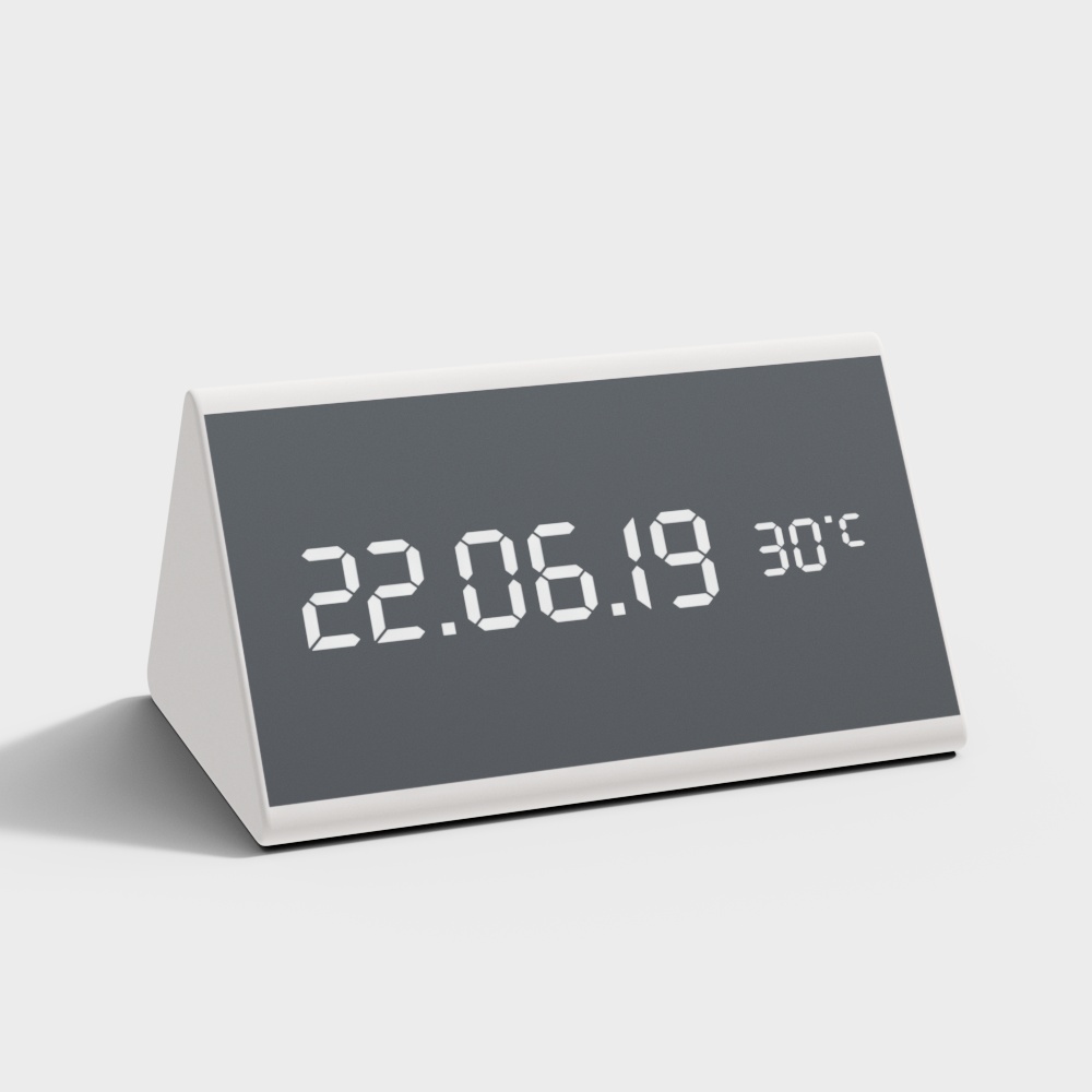 Digital Clock Decor