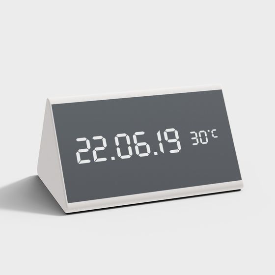 Digital Clock Decor