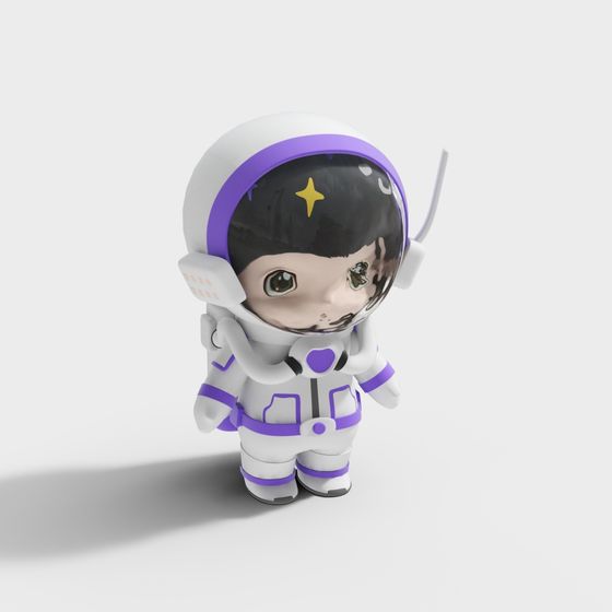 Cartoon Astronaut Figurine