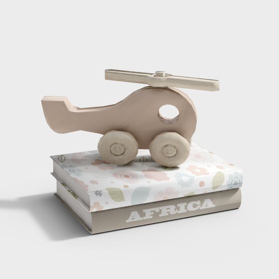 Airplane Book Ornament