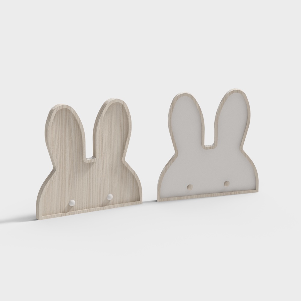 Ornement tête de lapin