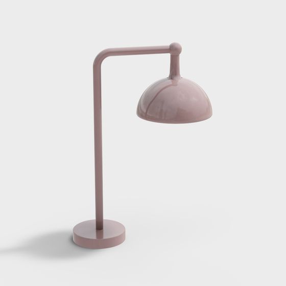 ピンクのテーブルランプ