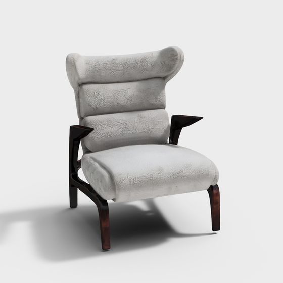 Camaro Fabric Arm Chair In Grey Colour