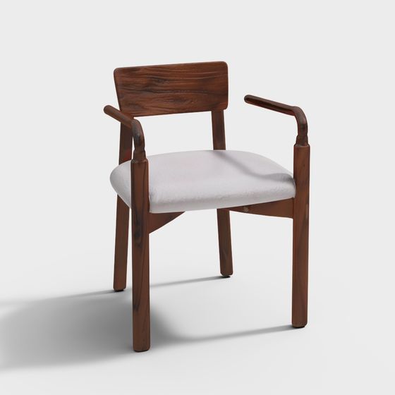 Andaman Blair Fabric Arm Chair In Natural Finish