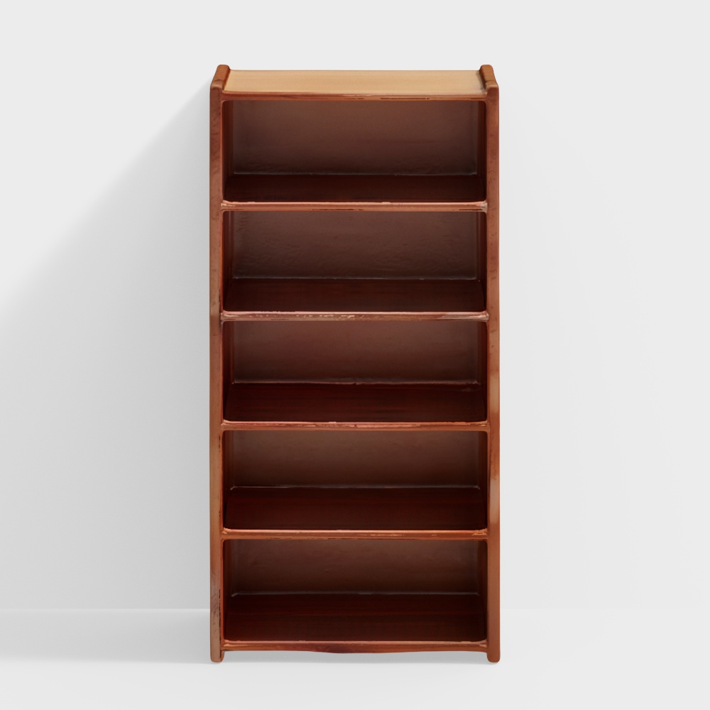 Clark Wooden Bookshelf (Natural Finish)