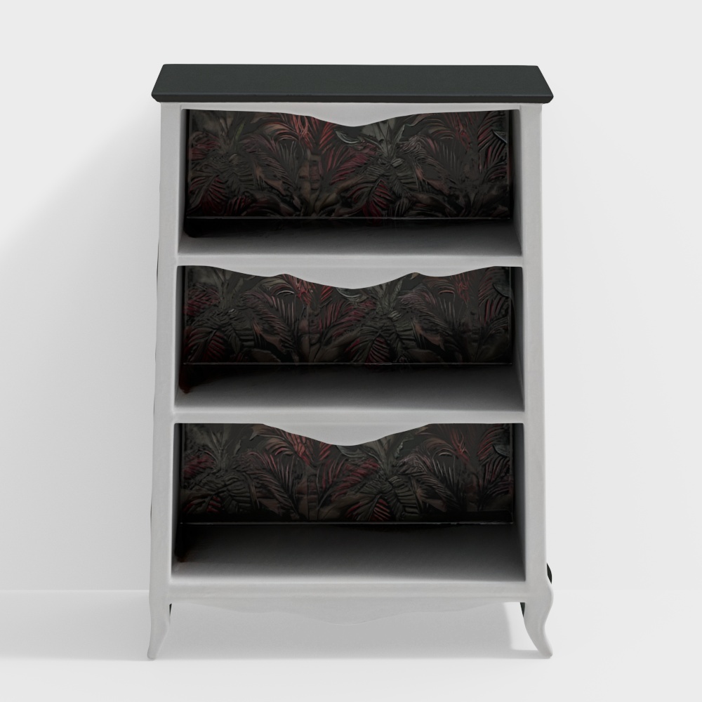 Olivia Wooden Open Cabinet