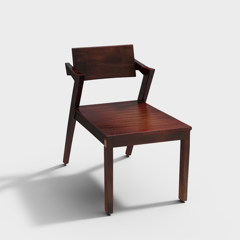 Quaint Wooden Accent Chair (Set of 2)