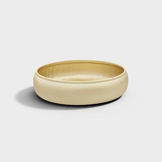 Stylish Round Planter Bowl 3D model for Creative Projects