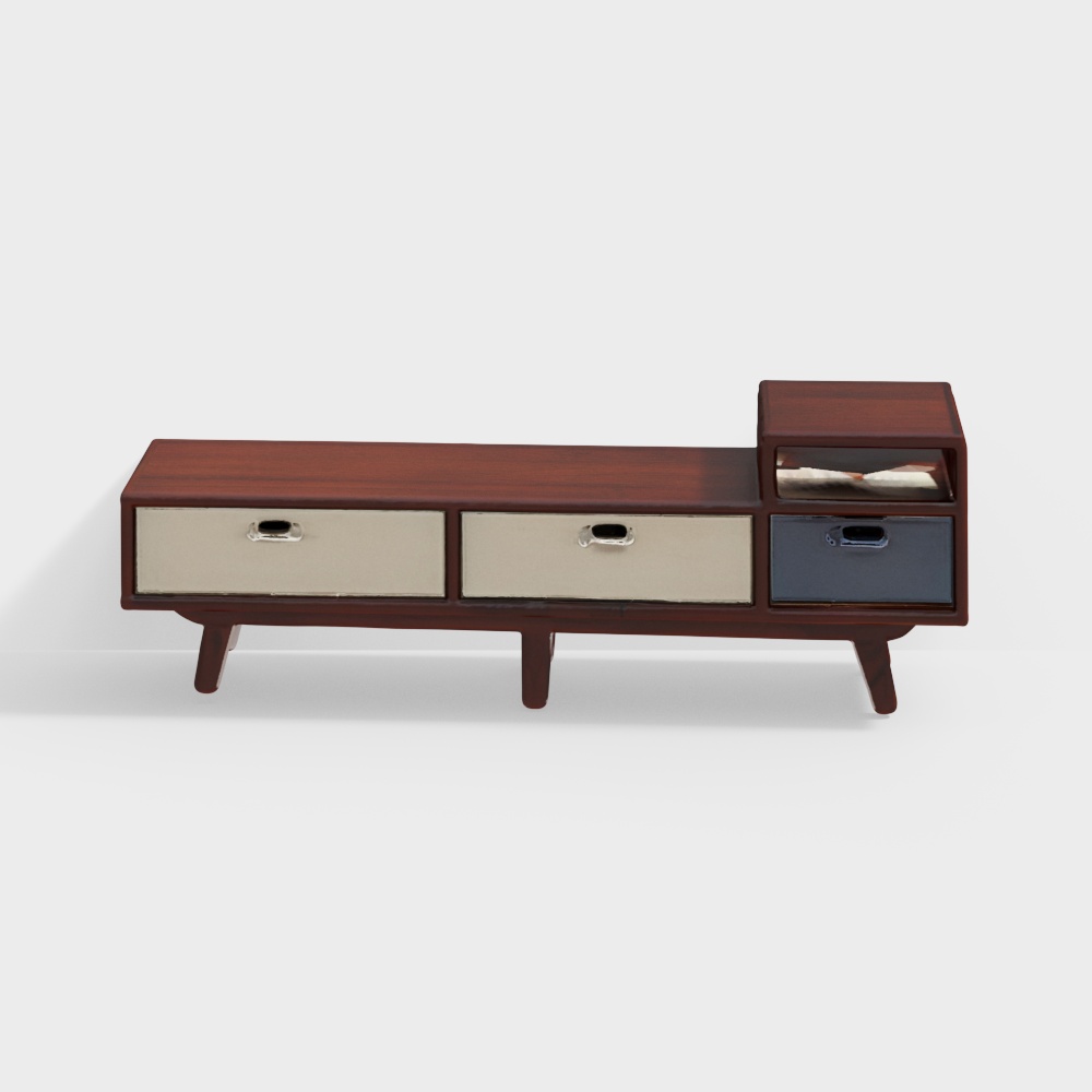 Chicago Wooden TV Unit in Teak Finish