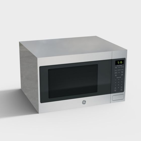 Stylish Low-Polygon Microwave 3D model