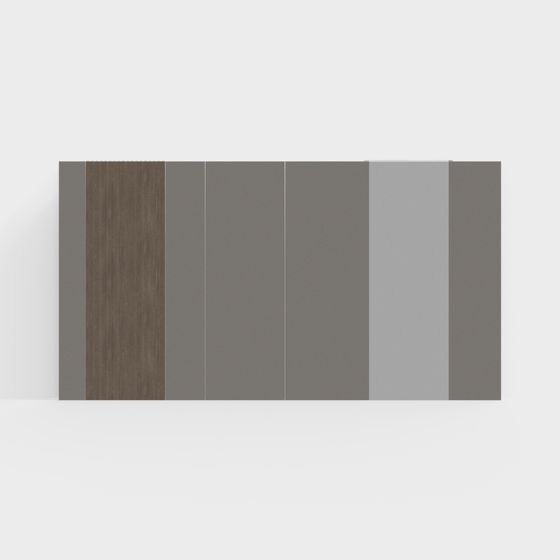 Stylish Low-Poly Wall Panel 3D Model