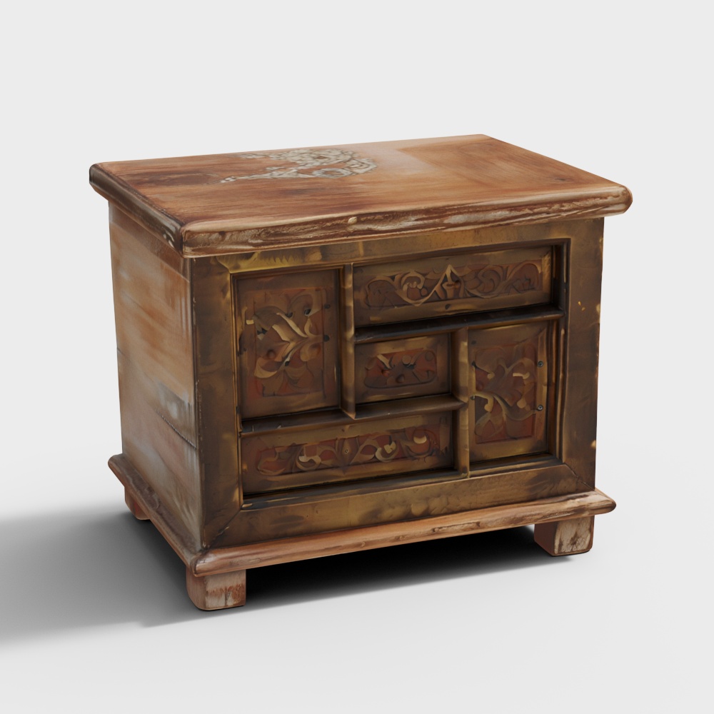 Kajana Recycled Teak Storage Box