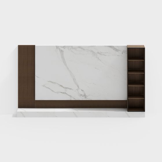 Urban Elegance Reception Desk 3D model