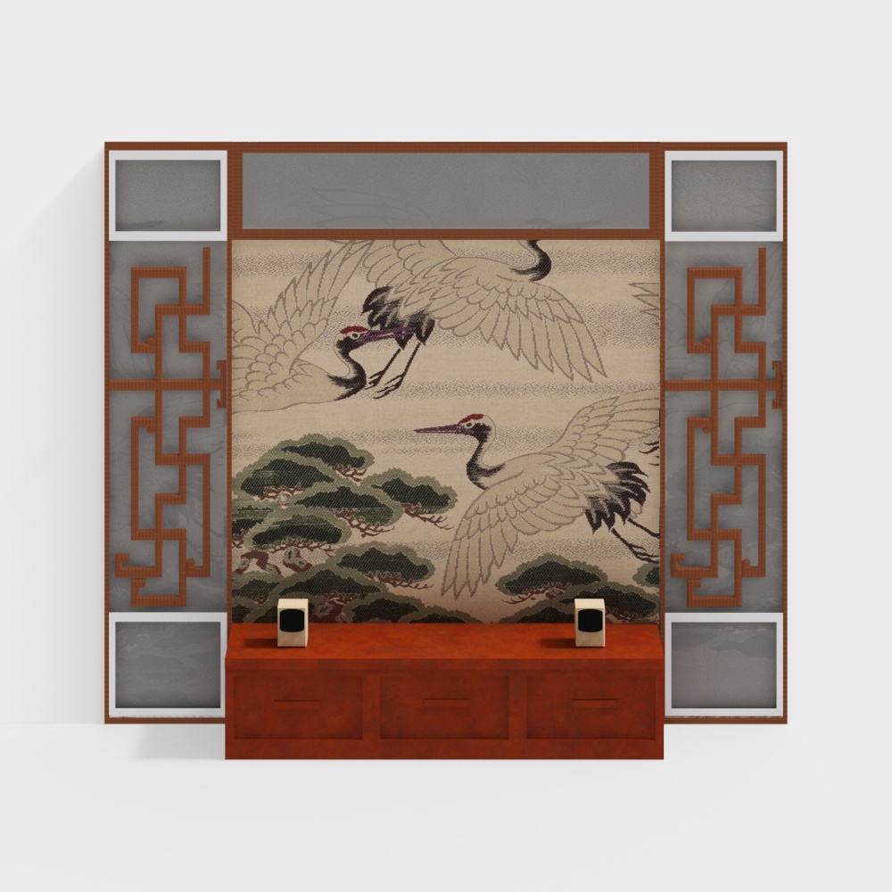 The Television Background Wall