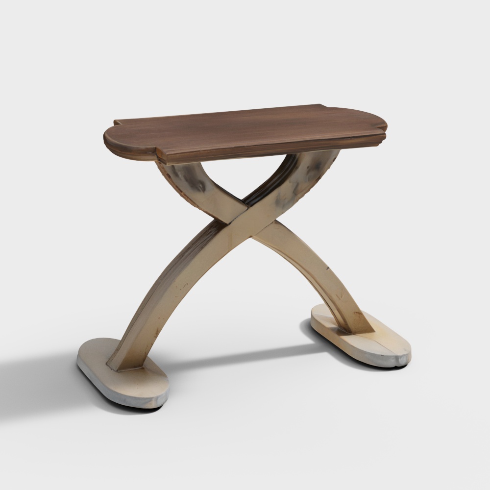 Ahvi Teak Wood Console Table