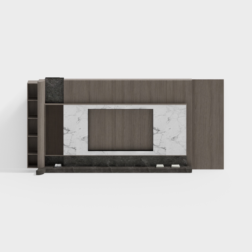 The Television Background Wall