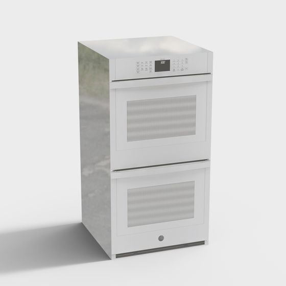 Modern Double Embedded Oven 3D model