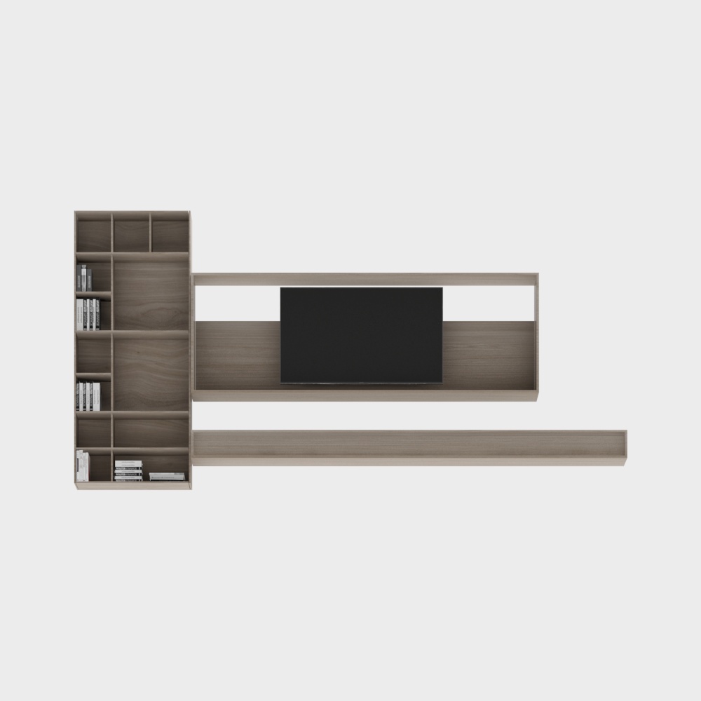 The television background wall