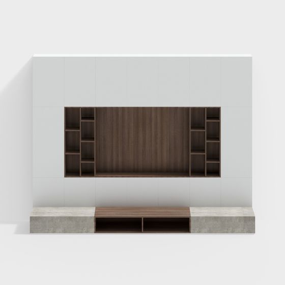 Urban Shelf 3D model for Modern Spaces