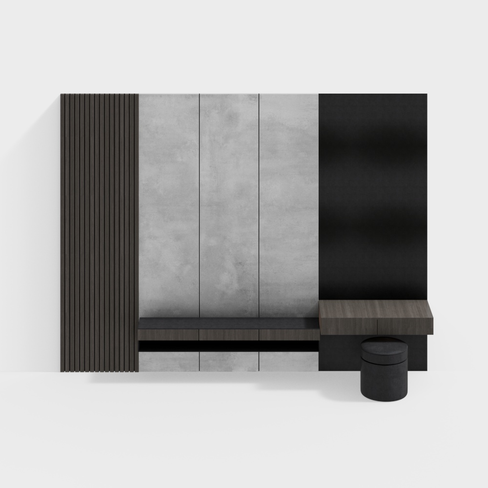 The television background wall