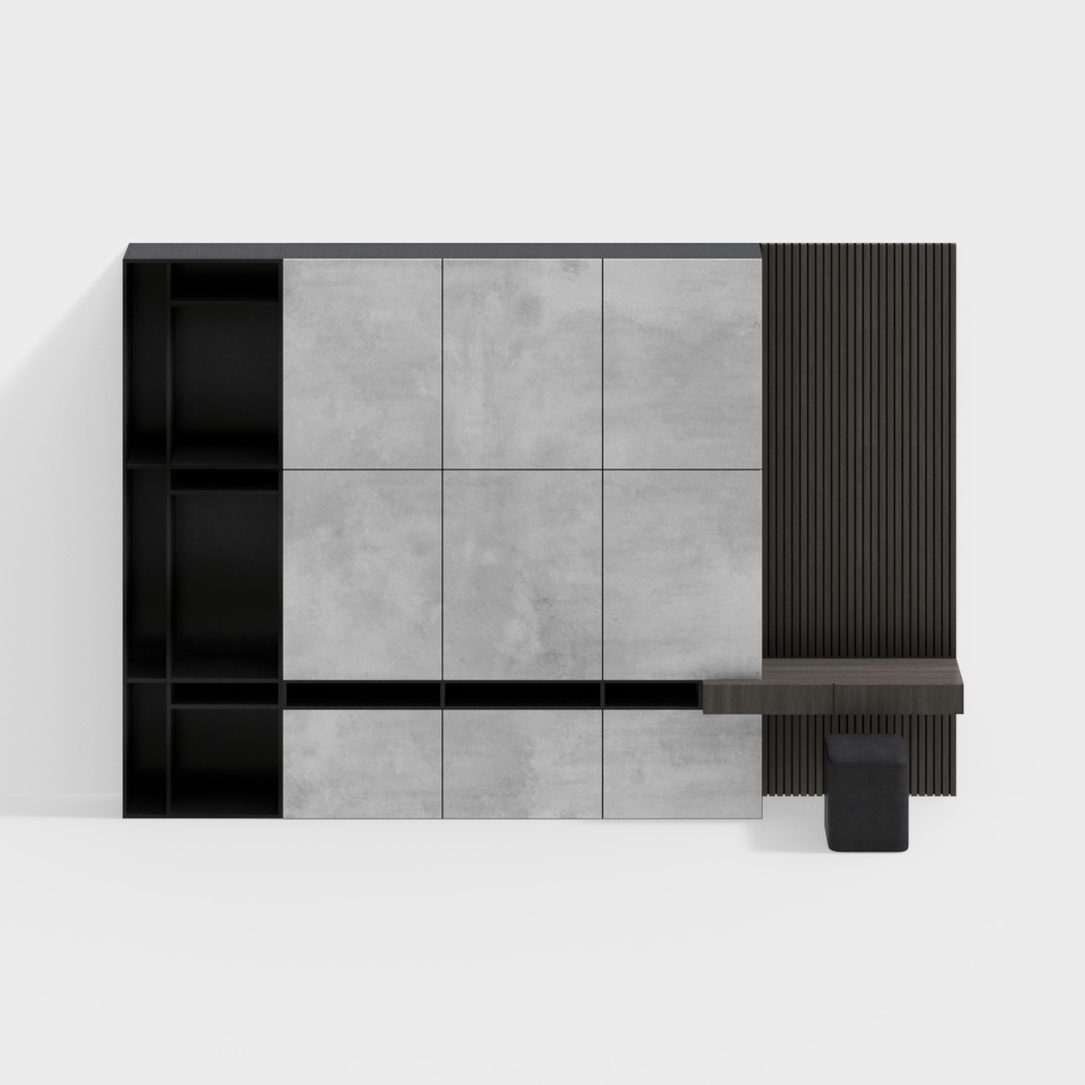 The television background wall